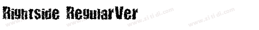 Rightside RegularVer字体转换